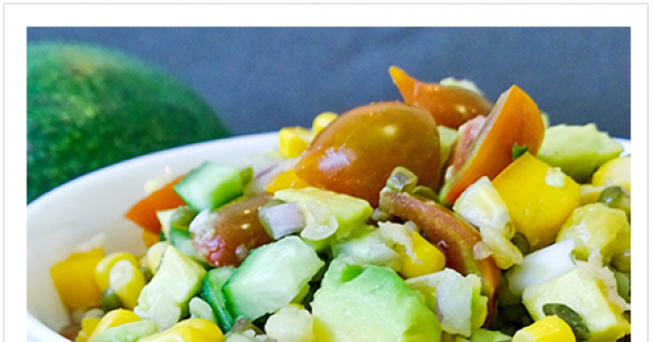 סלט אבוקדו ומש