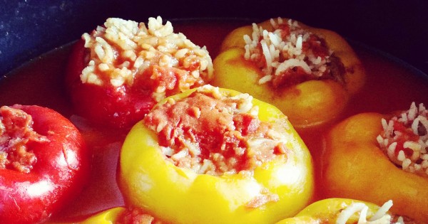 פלפלים ממולאים שגם ילדים יאהבו