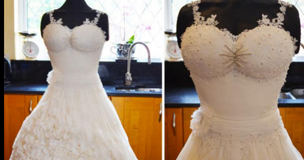 שמלת כלה אכילה: לא תאמינו ממה עשויה יצירת המופת הזו