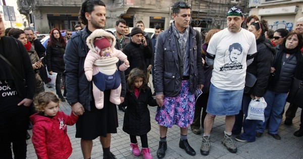 מחאת החצאיות של גברי טורקיה