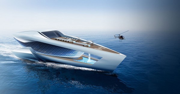 כמו חללית: הכירו את היאכטה שהעיצוב שלה פורץ דרך במיוחד