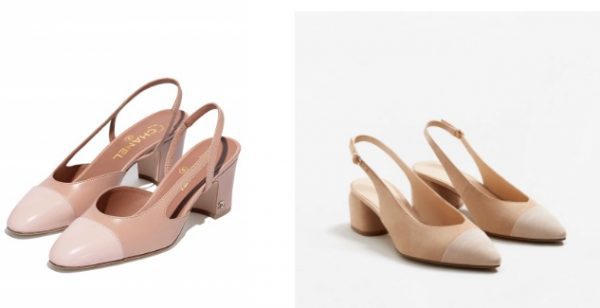 הנעליים המדוברות של בלה חדיד: מנגו (מימין) ושאנל