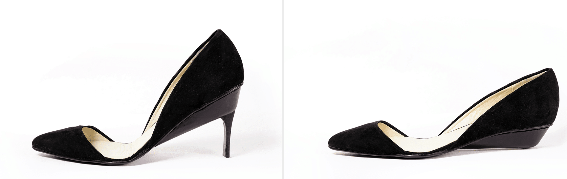 נעלי העקב שהופכות לשטוחות בלחיצת כפתור