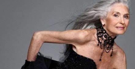 הדוגמנית המבוגרת בעולם קיבלה עוד קמפיין