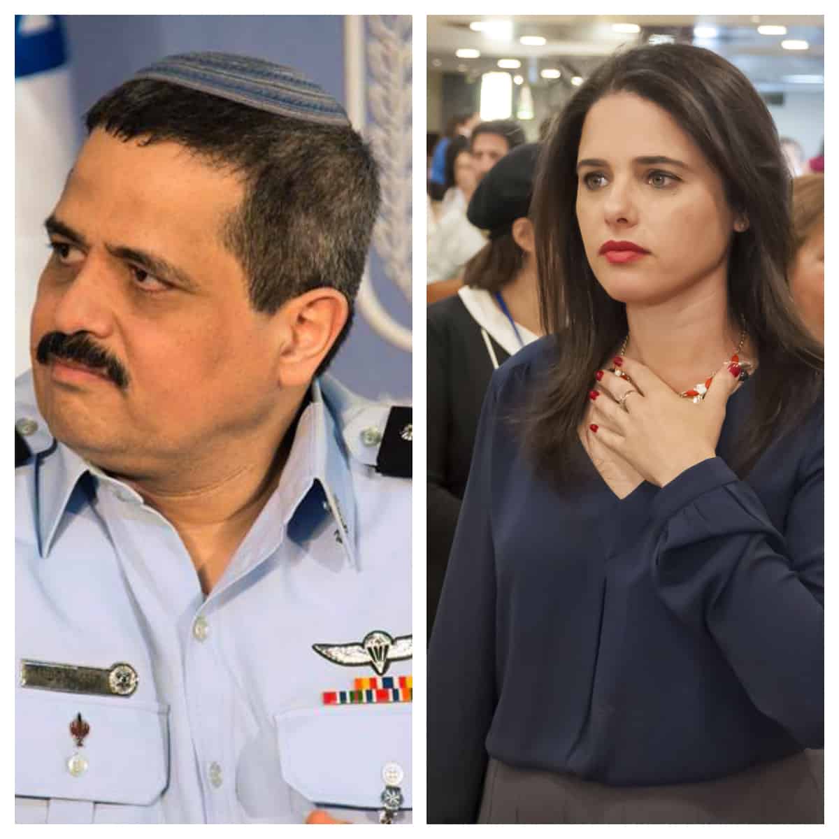 הבוסית החדשה ומפקד הנחקרים. צילום shutterstock ודוברות משטרת ישראל