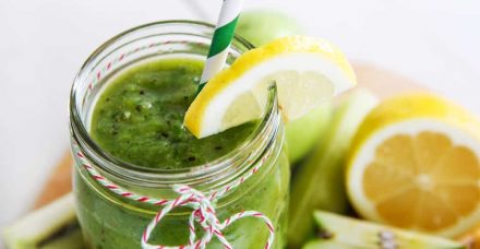 במקום לנשנש: שייק תרד, נענע ולימון מרענן במיוחד