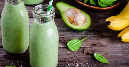 שייק ירוק עם טוויסט מפתיע