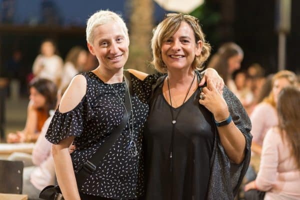 קלינגר והדס גולדשטיין, מנכ"לית און לייף. צילום: בני גם זו לטובה