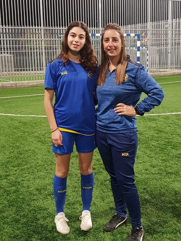 יוסף והמאמנת, דנה ניסנבוים. צילום: מורן ניסנבוים