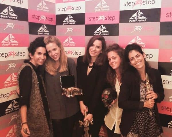 רותם נגר, ורד, לירון ושאר החבורה. צילום ביתי