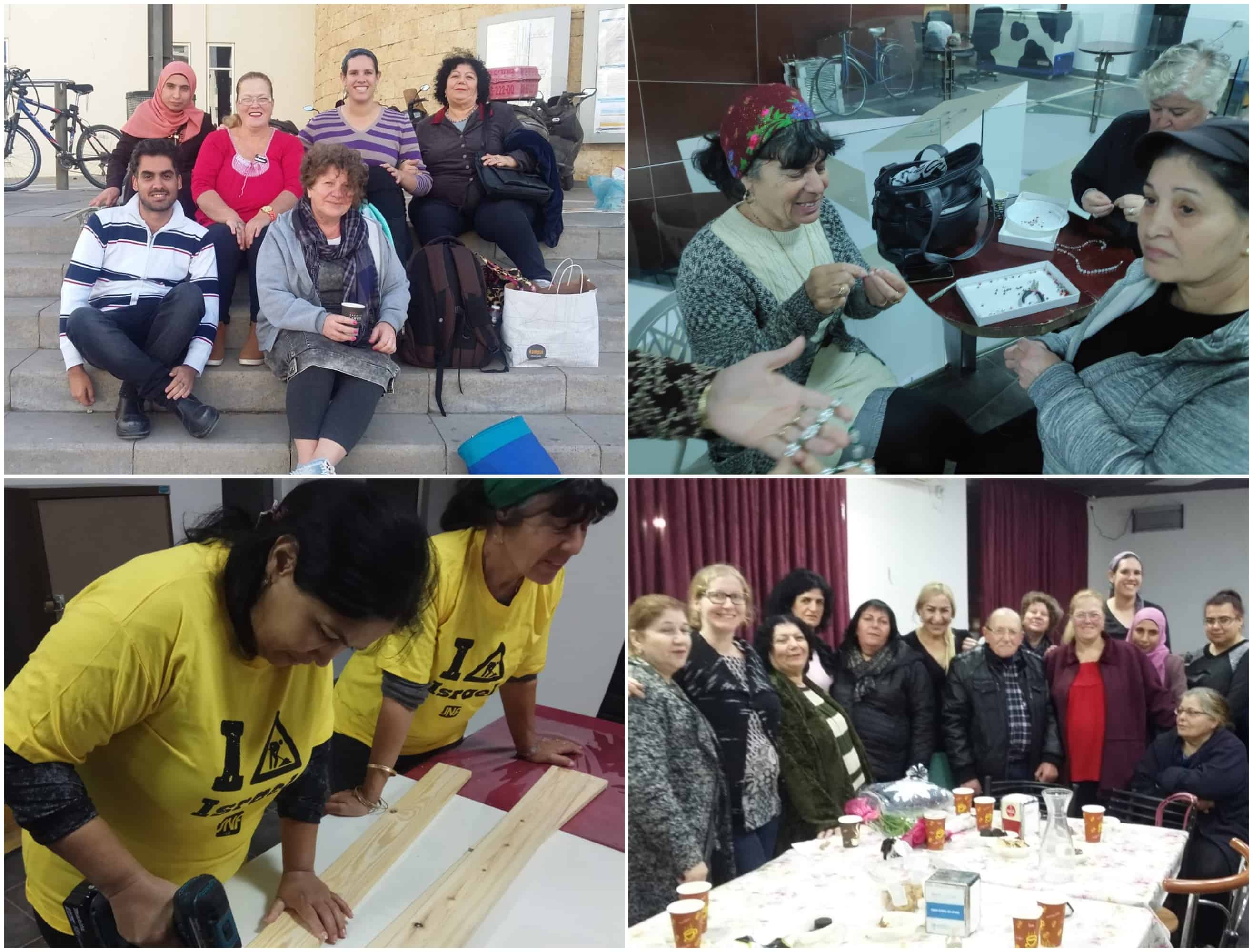 עשייה בבית הקפה. צילום עצמי