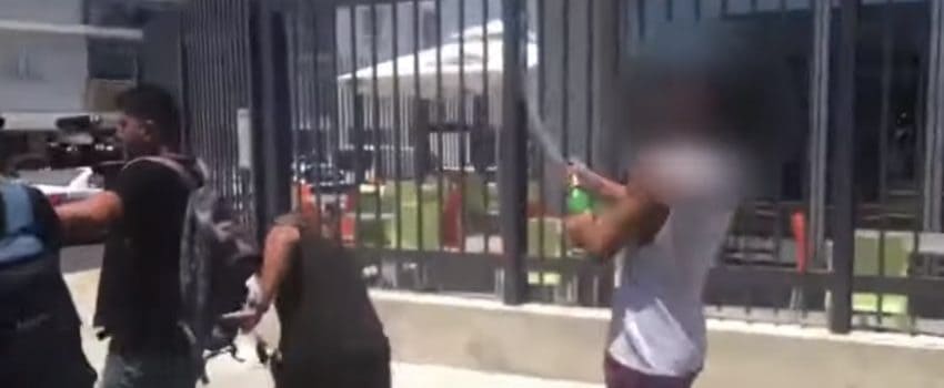 החגיגות בקפריסין. צילום מסך יוטיוב