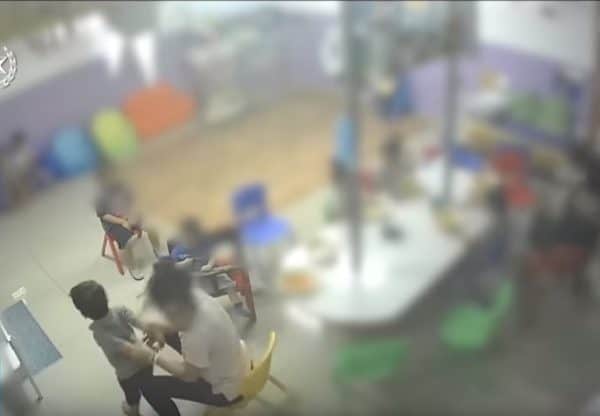 מתוך התיעוד של כרמל מעודה בפעוטון בייבי לאב. צילום מתוך יוטיוב