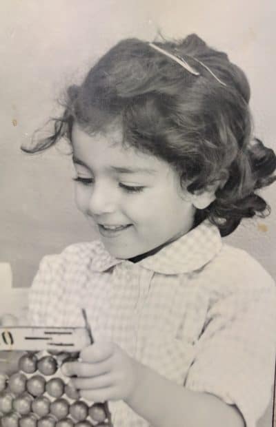 שלומית בן חיים בילדותה. צילום ביתי