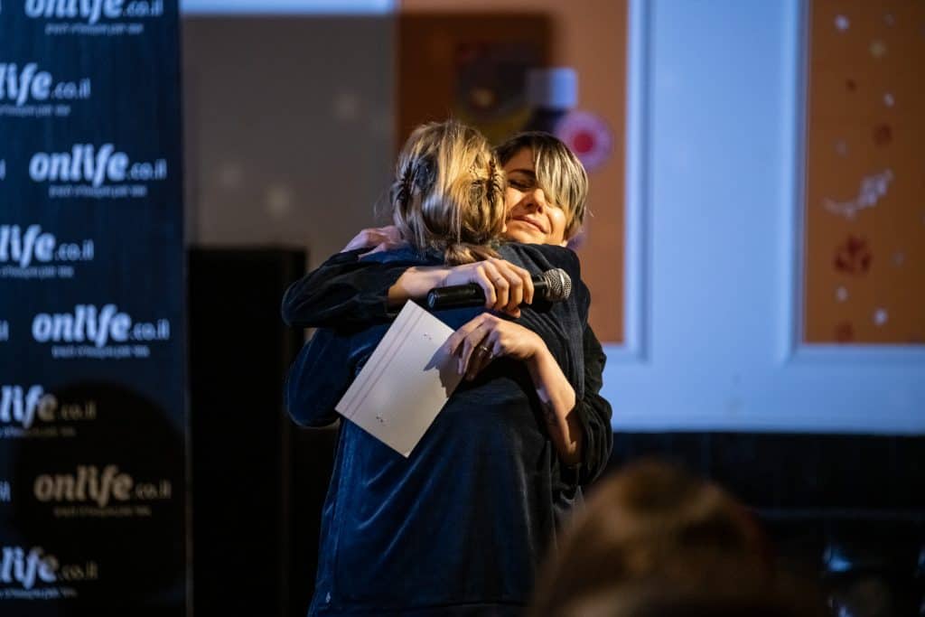 דפנה לוסטיג ואמה. צילום: יובל יוסף