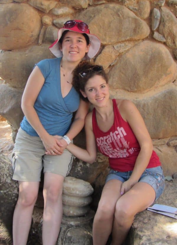 מיכל סלה ז"ל ולילי בן עמי. צילום באדיבות המשפחה