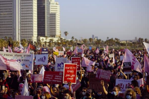 עצרת הנשים 1.06.20 צילום רון לגזל