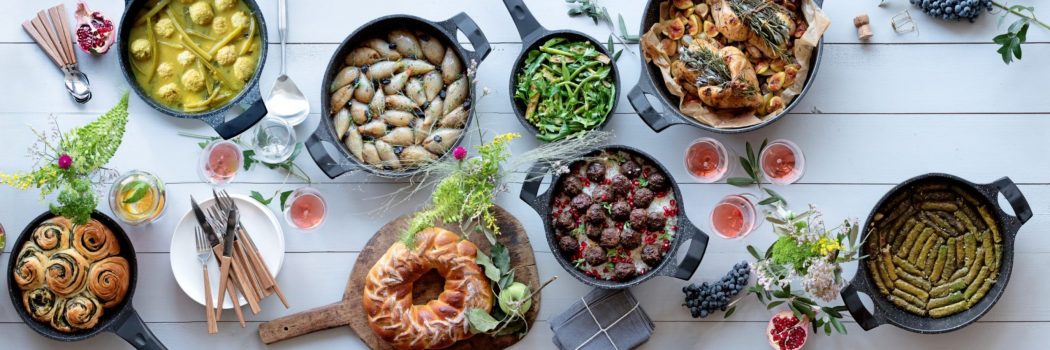 לטגן בלי שמן, לאכול ענפי צבר, ולאכול בריא יותר בעיקר בחגים