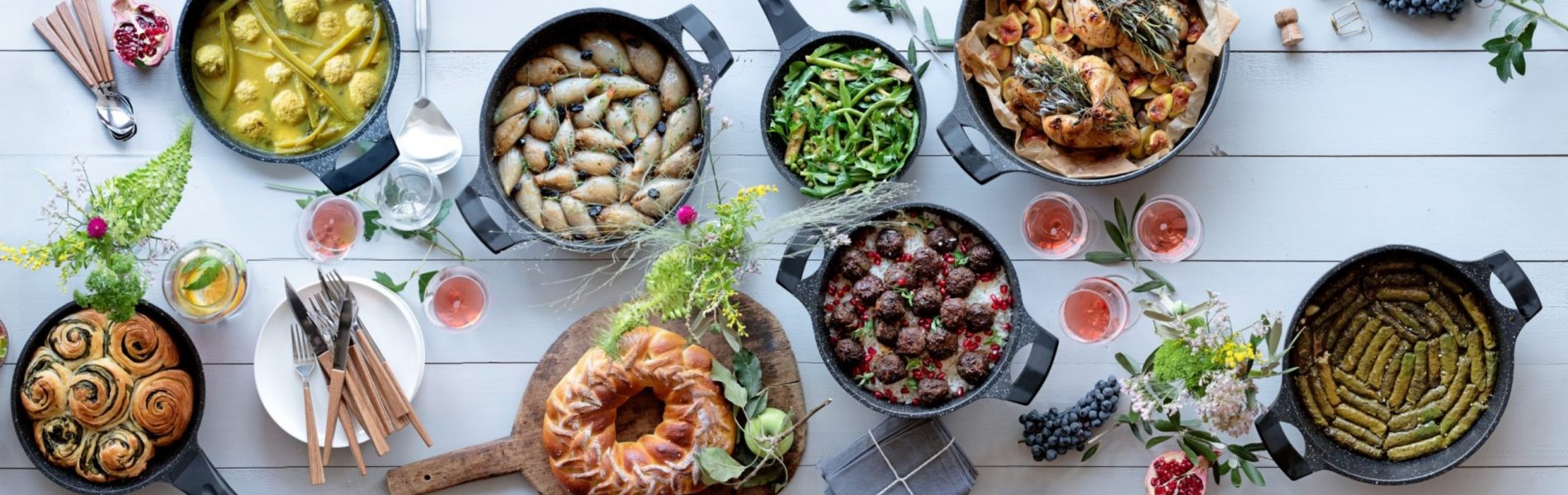 לטגן בלי שמן, לאכול ענפי צבר, ולאכול בריא יותר בעיקר בחגים