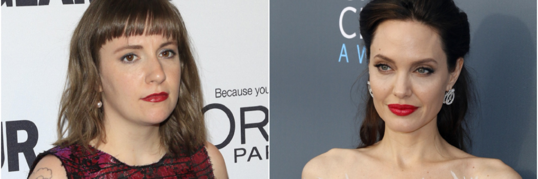 אנג'לינה ג'ולי ולינה דנהאם