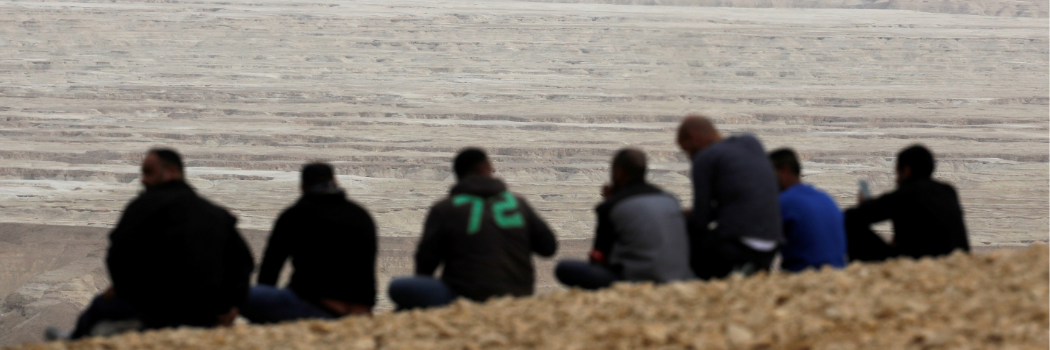 תצפית על נחל צפית. צילום אמיר כהן. רויטרס