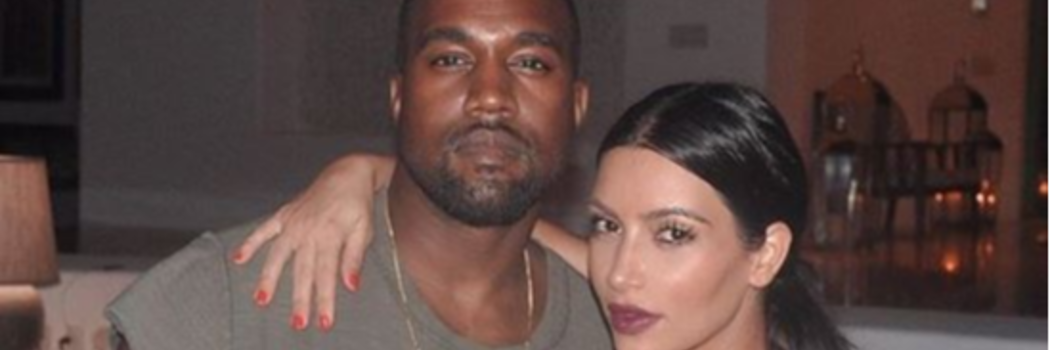 קים וקניה. צילום מתוך אינסטגרם