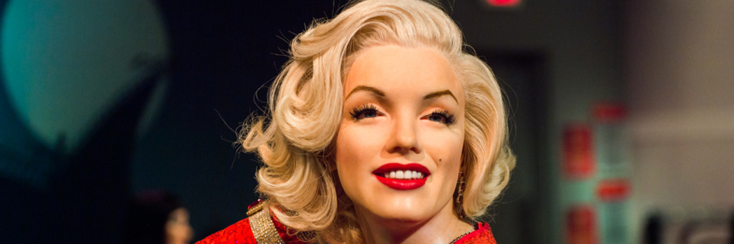 פסל שעווה של מרלין מונרו במוזיאון מאדאם טוסו, לוס אנג'לס. צילום: shutterstock