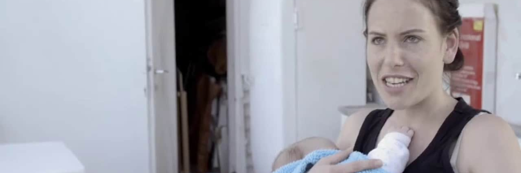 שילת אדוארד. צילום מסך מתוך 'ואז הגיע ילד'. הוט 8