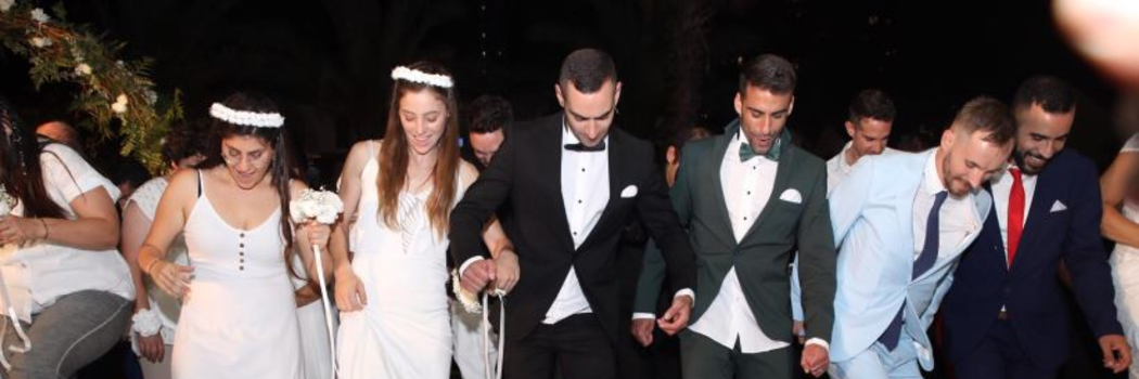 לוסי האריש בחתונה הגאה הגדולה בישראל: "עושים היסטוריה"