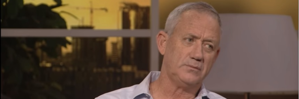 בני גנץ. צילום מסך מתוך 'בין השמשות' כאן 11