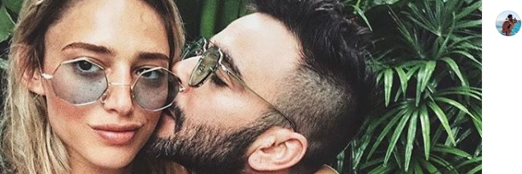 דנית גרינברג ואליאב אוזן בימים מאושרים. צילום מתוך אינסטגרם