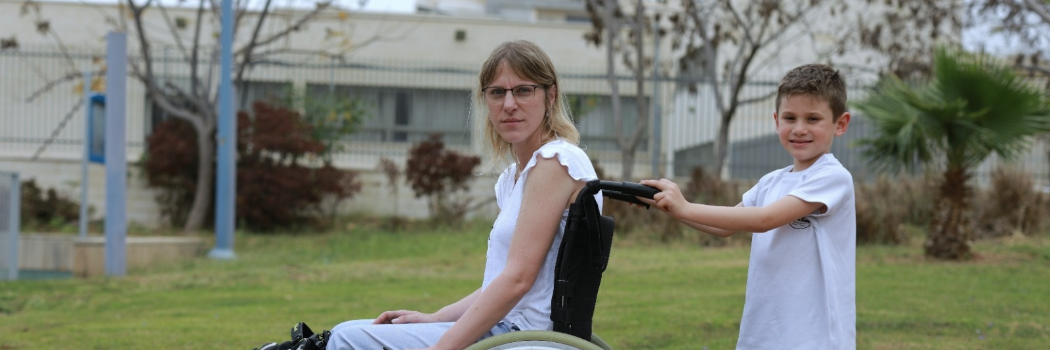 מאיה מרקביץ בלטר ובנה. צילום: אילן אסייג