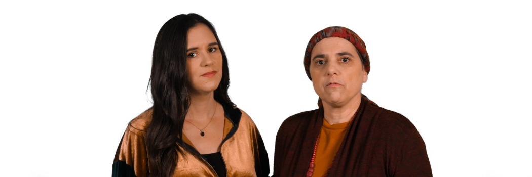 יעל יהודה ואמילי עמרוסי. צילום: מיכאל שטיין