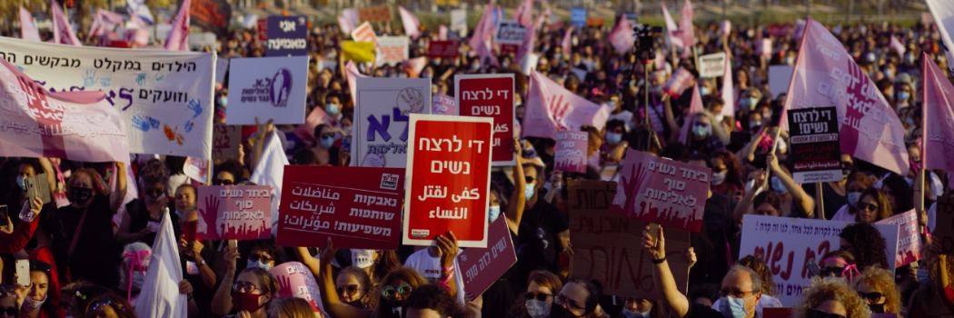 עצרת הנשים 1.06.20 צילום רון לגזל