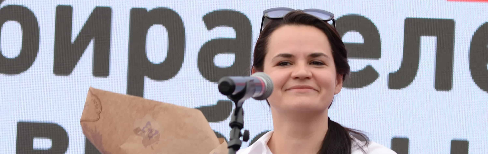 מעקרת בית למנהיגת המאבק בדיקטטור של בלארוס